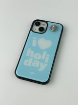 Holiday Epoxy Bumper Case(Blue)