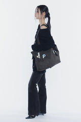 BELTED SHOULDER BAG leopard