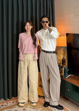 Women's デイリーウォッシャブルVネックニット 14COLOR