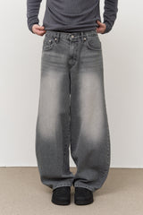 Offer Curved Washed Denim