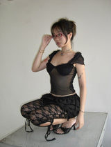 NOIR RUFFLE トップス