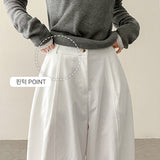 Back Banding ✨ Easy Pintuck Wide Banding Pants