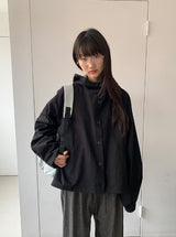 Guntree Check Hood Bomber Jacket