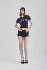 ブークレクロップドTシャツ