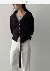 Scoop Stripe Cardigan T-Shirt