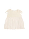 LACE STRAP FLARE TOP / CREAM