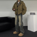 ECT Cropped Hooded Shell Parka (2 colors)