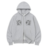 DEVIL FAIRY OVER FIT 2-WAY ZIP-UP (2color)