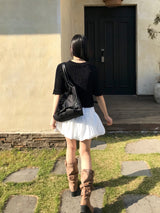 Draw Balloon Belt SET Banding MIni Skirt
