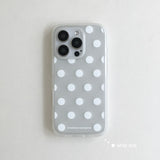 WHITE DOTS CASE ✿