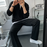Hendes Daily Ribbed Semi-Zip Up Knit