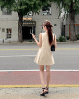 Mimia boat‑neck dress