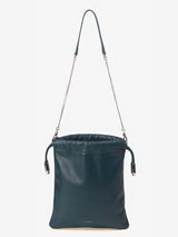 LUZIN MINI シープスキンショルダーバッグ / Peacock Green