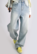 (UNISEX)soft denim pants