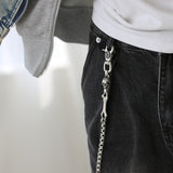 SVC-534 Handmade Skull Antique Silver Pants Chain