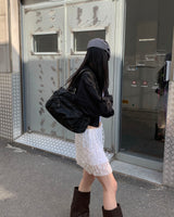 シャーリングクロップウィンドジャンパー