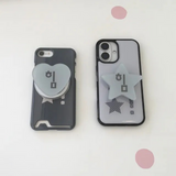 ユーススピリット パワー ストーングレー スターハート アクリルスマートトック (MacSafe compatible)