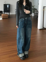 Kinder Roll-Up Denim Pants (one color)
