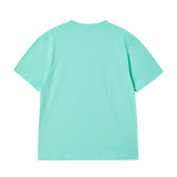 25SS ミックスタイプグラフィックスショートスリーブTシャツ エメラルドグリーン