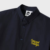 Yellow Dream Star Soft Navy Short-Sleeved Shirt [Unisex]