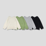 Lips Boatneck Over Knit 4C