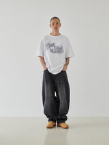 ディストレスドtシャツ