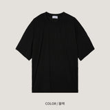 LMN プリーツクールオーバーサイズフィット半袖Tシャツ (3 colors)