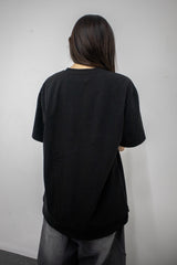 Cut Panel Layer Tee Black