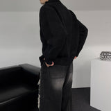ALL MUSH Pockets Wool Knitwear Zip-Up (4 colors)