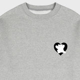 [UNISEX] ベアハートバックプリントマントゥマン