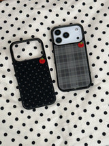 トマト ボタン パターンMagSafe iPhone Galaxy Case