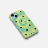 HYPNOTIC STAR CASE_LIME (glossy hard)