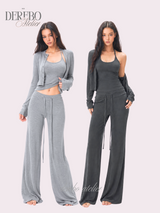 Roena pad sleeveless flare training set-up (pants long)