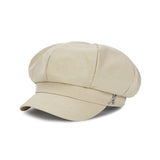VA Stud Newsboy Cap / Beige