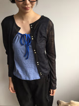 Fine stripe ribbon nasi  (2color)