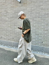 Stitch Dig Snap Wide Pants 2C