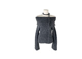 [Muffler Set/Wool Knit] コーゼンオフショルダールーズフィットタイニット