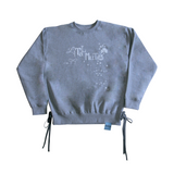 emoji ribbon sweat/絵文字リボンスウェット