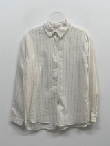 Bron Stripe Linen Loose Fit Shirt