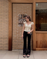 Dalo puff banding blouse