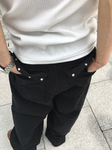 メイヴンスタッデッドカーブドデニムパンツ2C