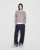 25FW ROLL UP DENIM PANTS