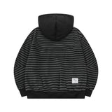 MOAR STRIPE HOOD T UNISEX