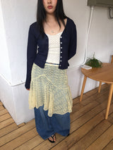 Cat Brush Backed Denim (1color)