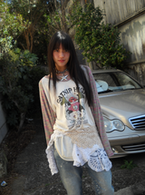 CATNIP HIGH long t-shirt multi