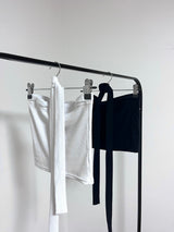:Slim fit tube top muffler set(2color)