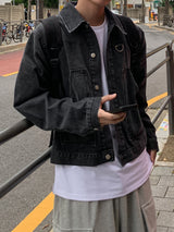 コードDクロップデニムジャケット
