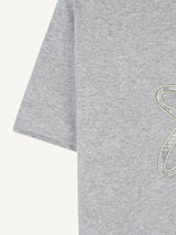 チェックスターワッペンTシャツ