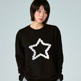 [UNISEX] フラワースターロングスリーブシャツ