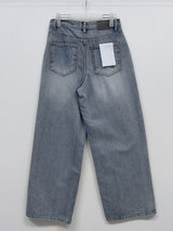 103 Grayish Wide Denim Pants